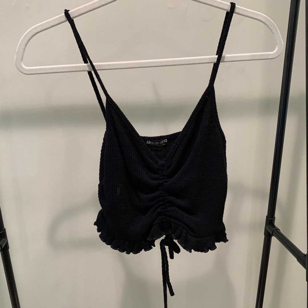 Fashion Nova Scrunched Crop Top
